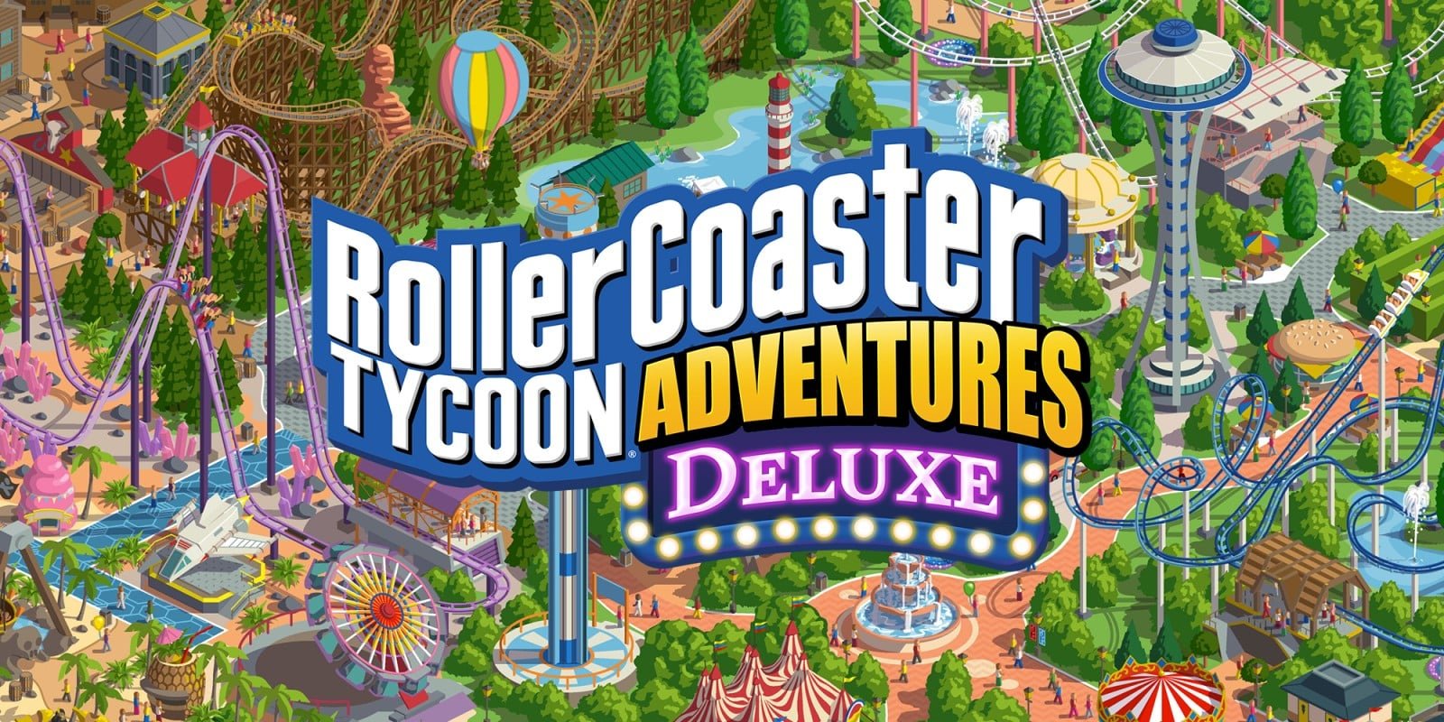 RollerCoaster Tycoon Adventures Deluxe sort aujourd’hui sur Nintendo Switch