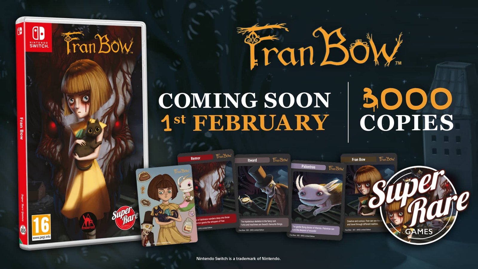Fran Bow : une édition limitée à 3 000 exemplaires sortira le 1er février.