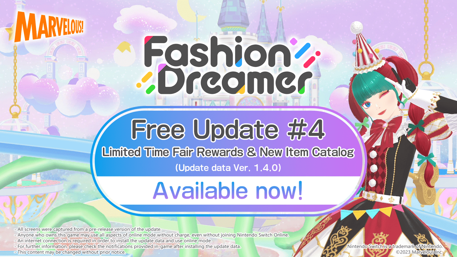 Fashion Dreamer : une nouvelle mise à jour amène le jeu à la version 1.4.0