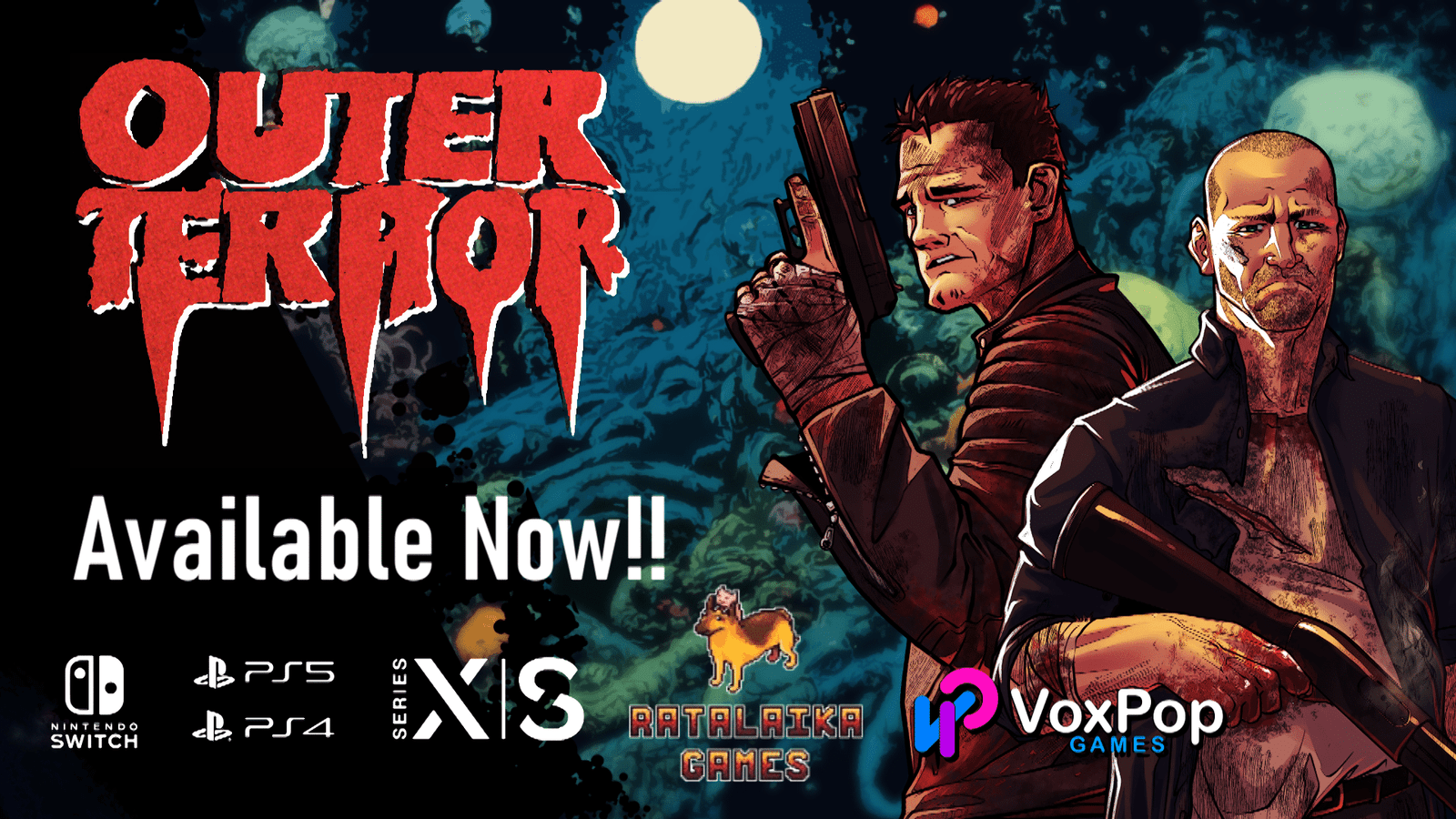 Outer Terror : le jeu de tir face à des hordes est disponible aujourd’hui sur Nintendo Switch
