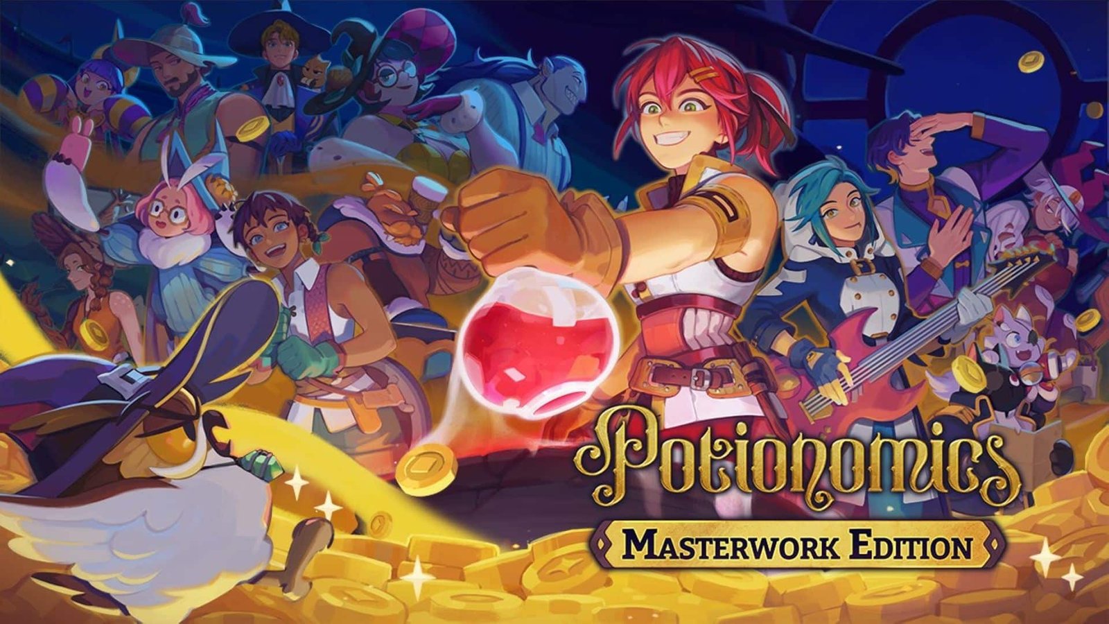 Potionomics: Masterwork Edition dévoile sa date de sortie, une bande-annonce et le contenu de l’édition physique sur Nintendo Switch.