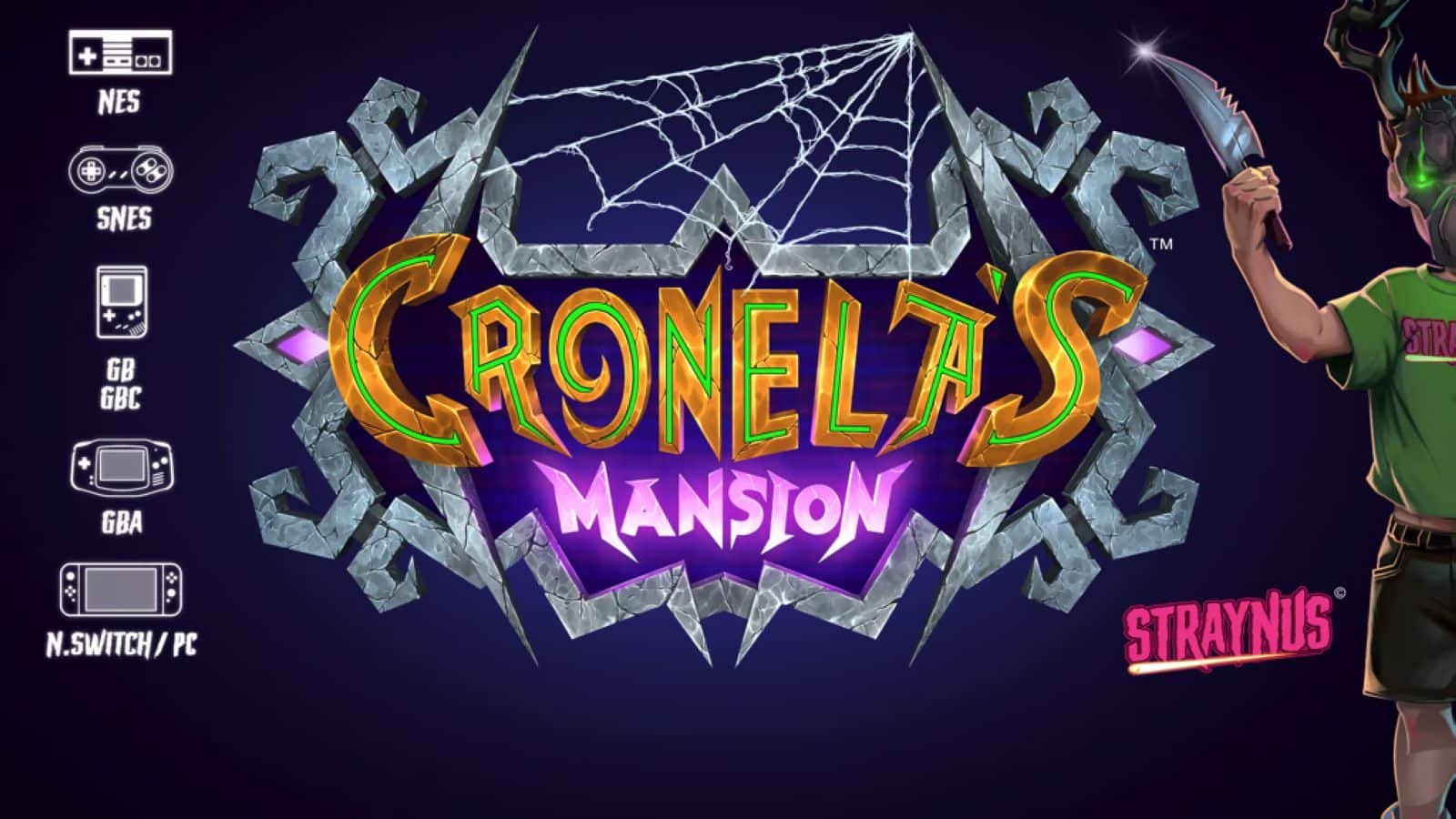 Cronela’s Mansion : le jeu sortira en 2025 sur Nes, Super Nes, GameBoy et Nintendo Switch