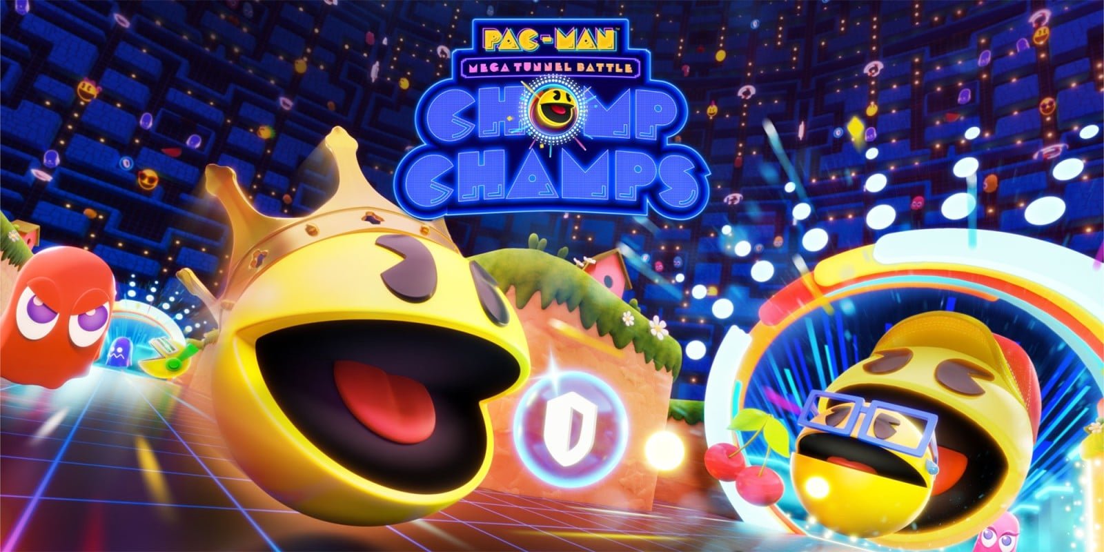 PAC-MAN Mega Tunnel Battle – Chomp Champs : le battle royale disponible aujourd’hui