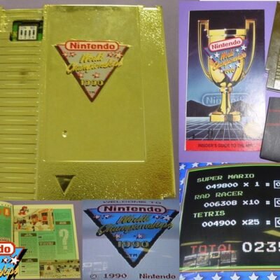 Une première en 10 ans : une cartouche NES en or du Nintendo World Championships 1990 mise en vente aux enchères !