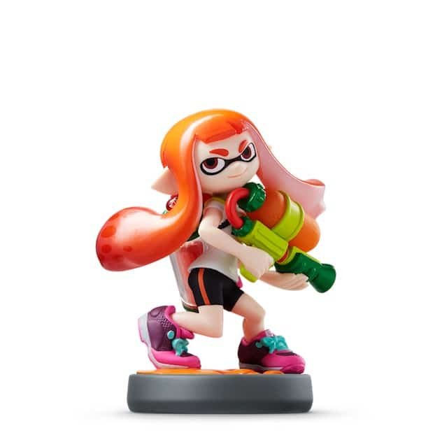 Amiibo Fille Inkling Orange