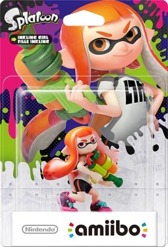 Fille Inkling Orange Boite amiibo