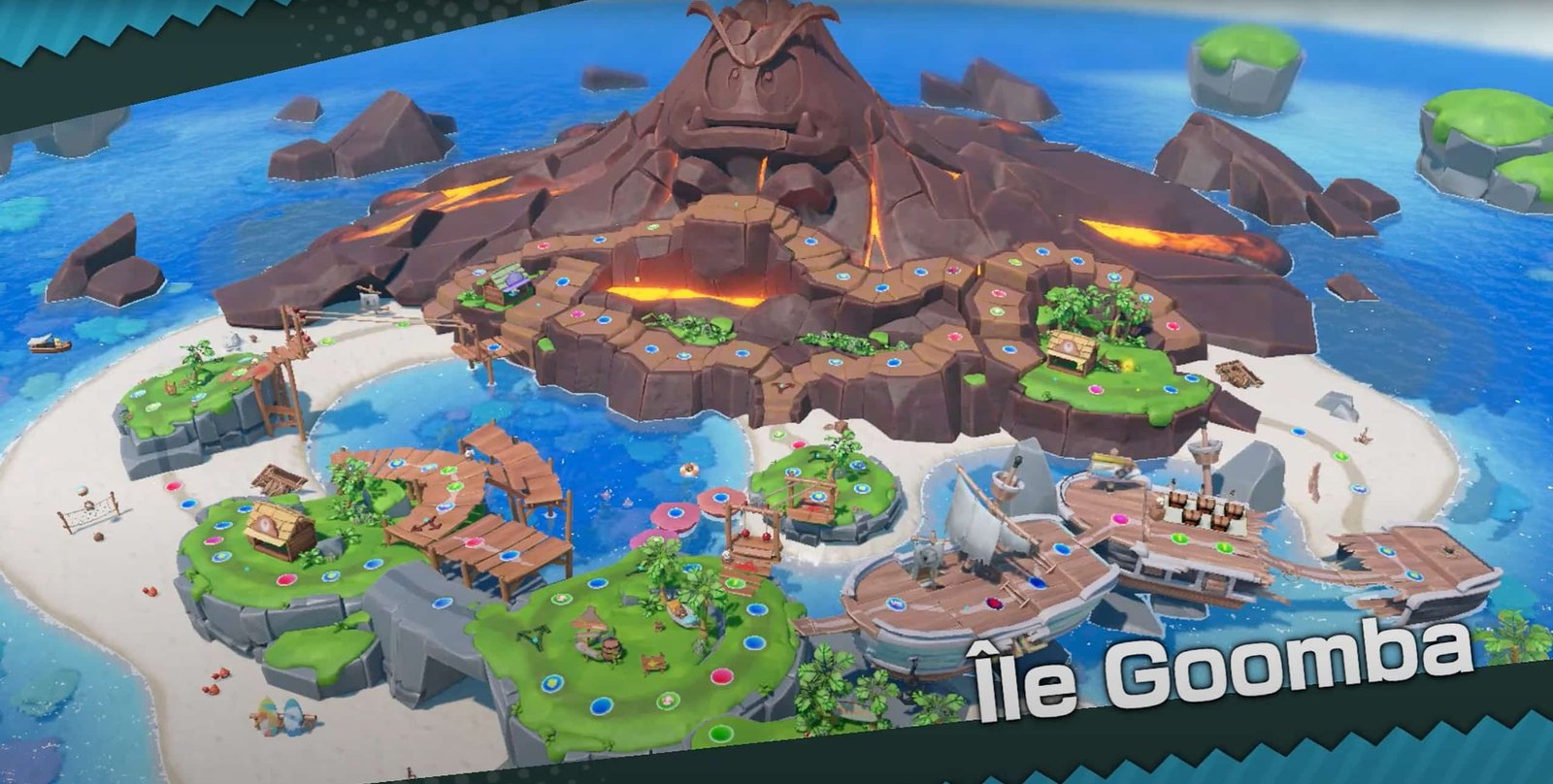 Super Mario Party Jamboree Île Goomba