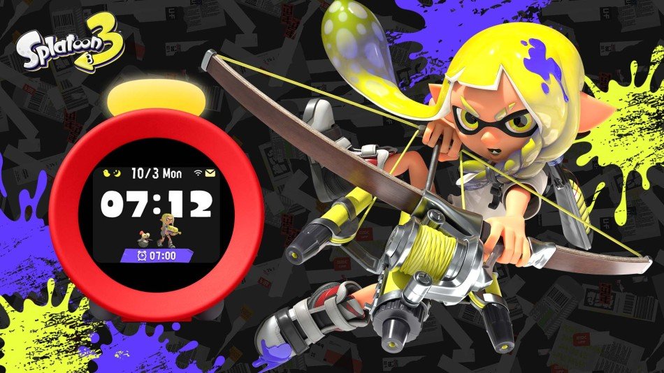 Nintendo Sound Clock Alarmo Splatoon 3