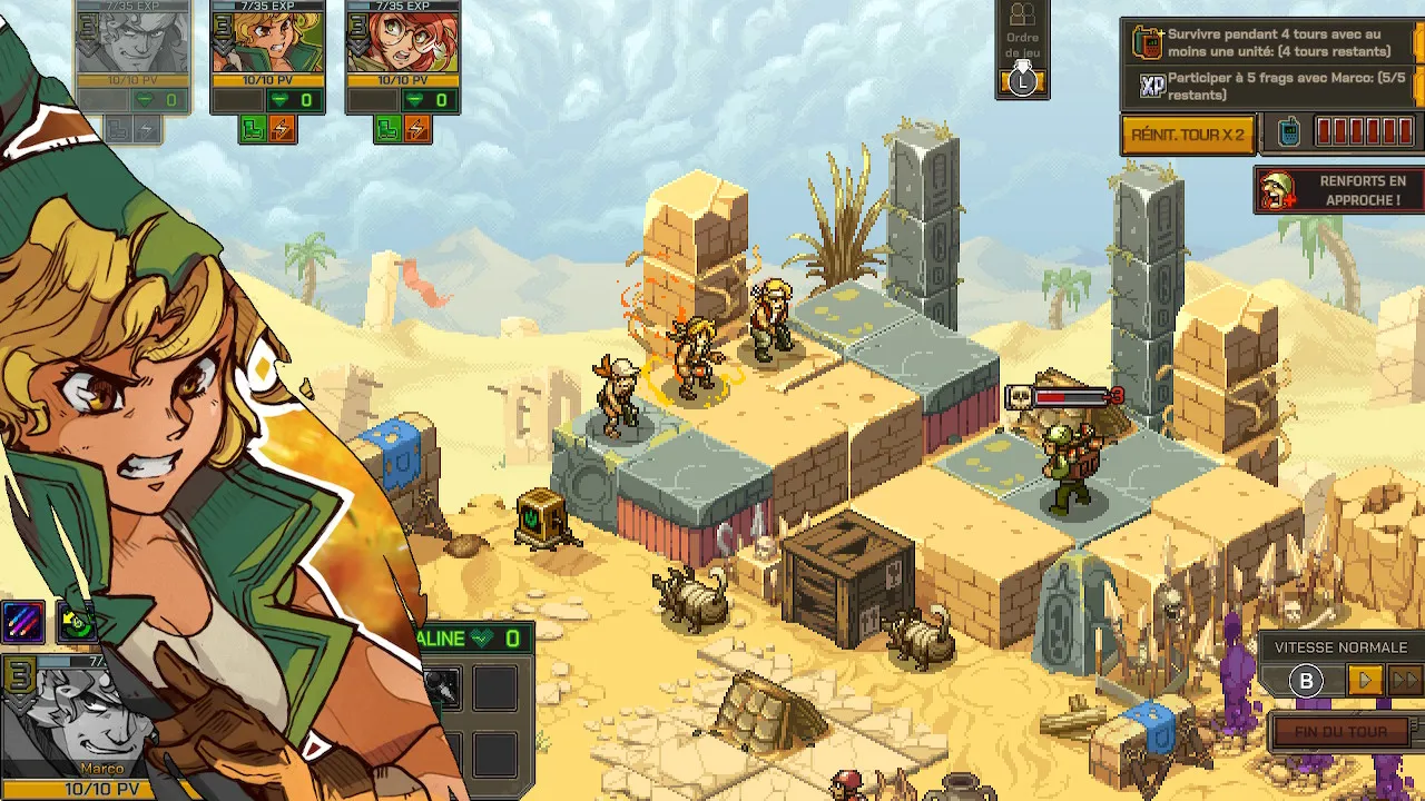 Metal Slug Tactics, le test sur Nintendo Switch