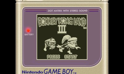 Donkey Kong Land III Game Boy