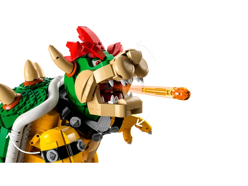 Le puissant Bowser LEGO