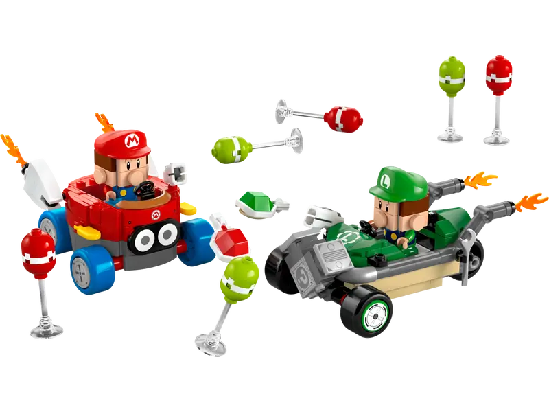 Mario Kart – Bébé Mario contre Bébé Luigi LEGO