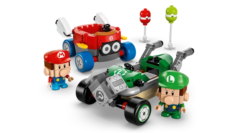 Mario Kart – Bébé Mario contre Bébé Luigi LEGO