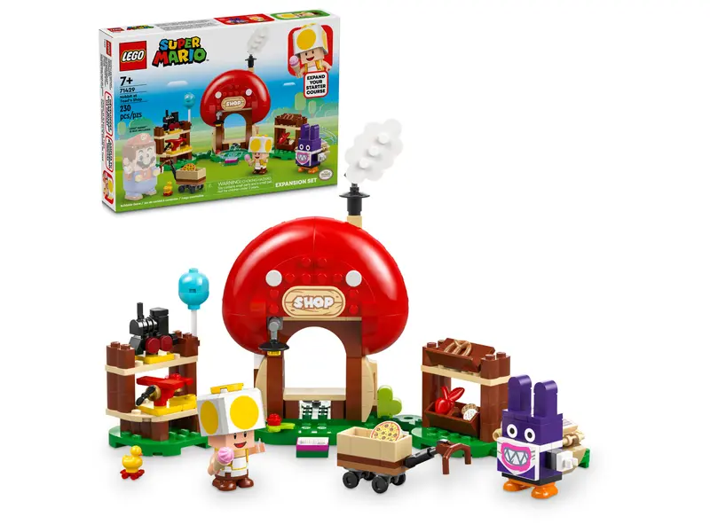 Ensemble d'extension Carottin et la boutique Toad LEGO