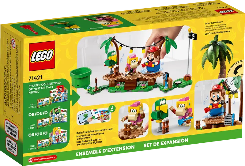 Ensemble d'extension Concert de Dixie Kong dans la jungle LEGO