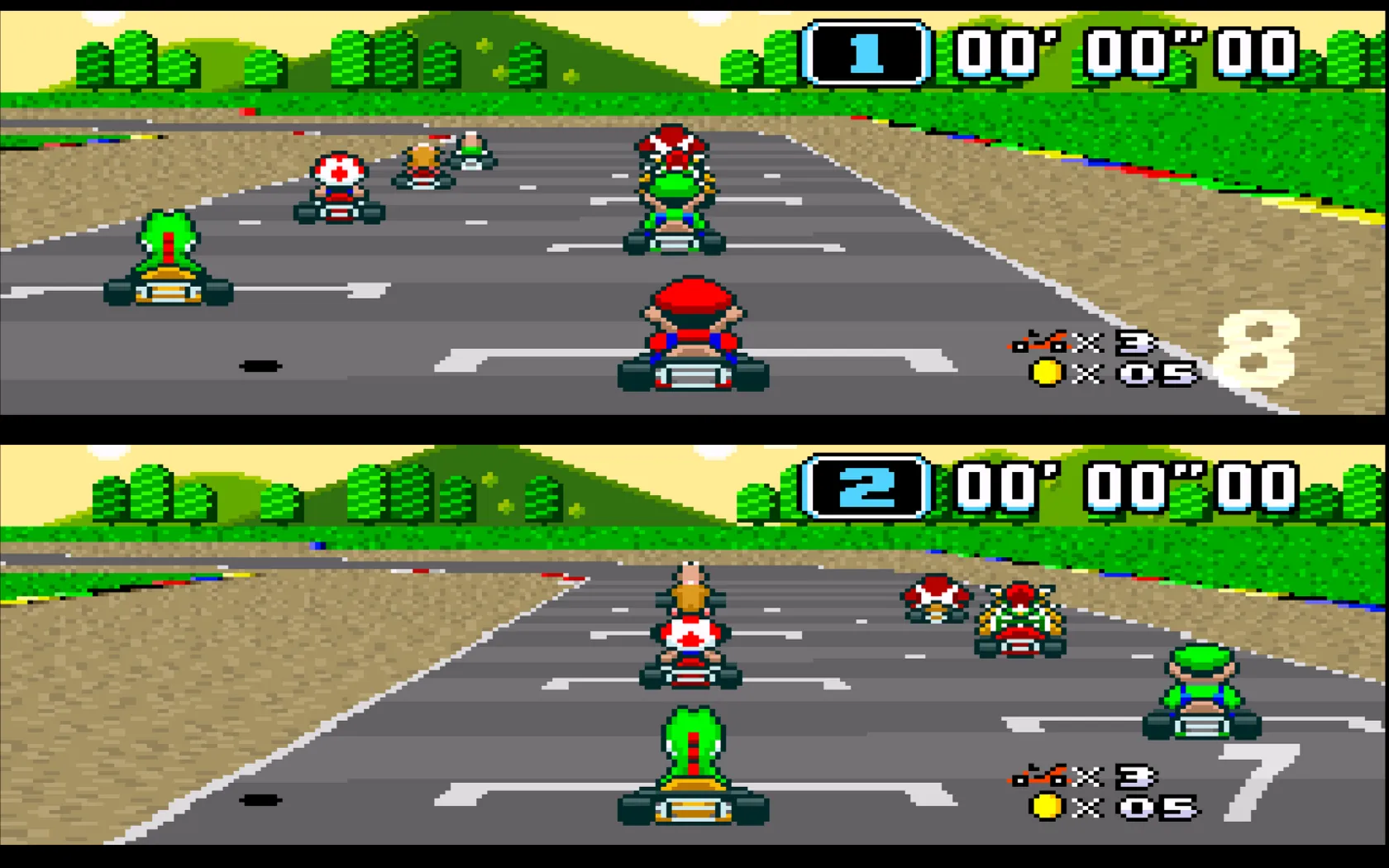 Super Mario Kart SNES