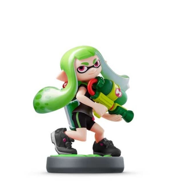 Amiibo Fille Inkling Verte